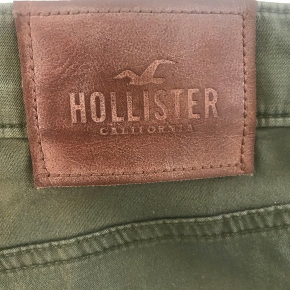 ( 3 for 20) - Hollister Olive Green Chino  W30 L30 - Picture 7 of 7